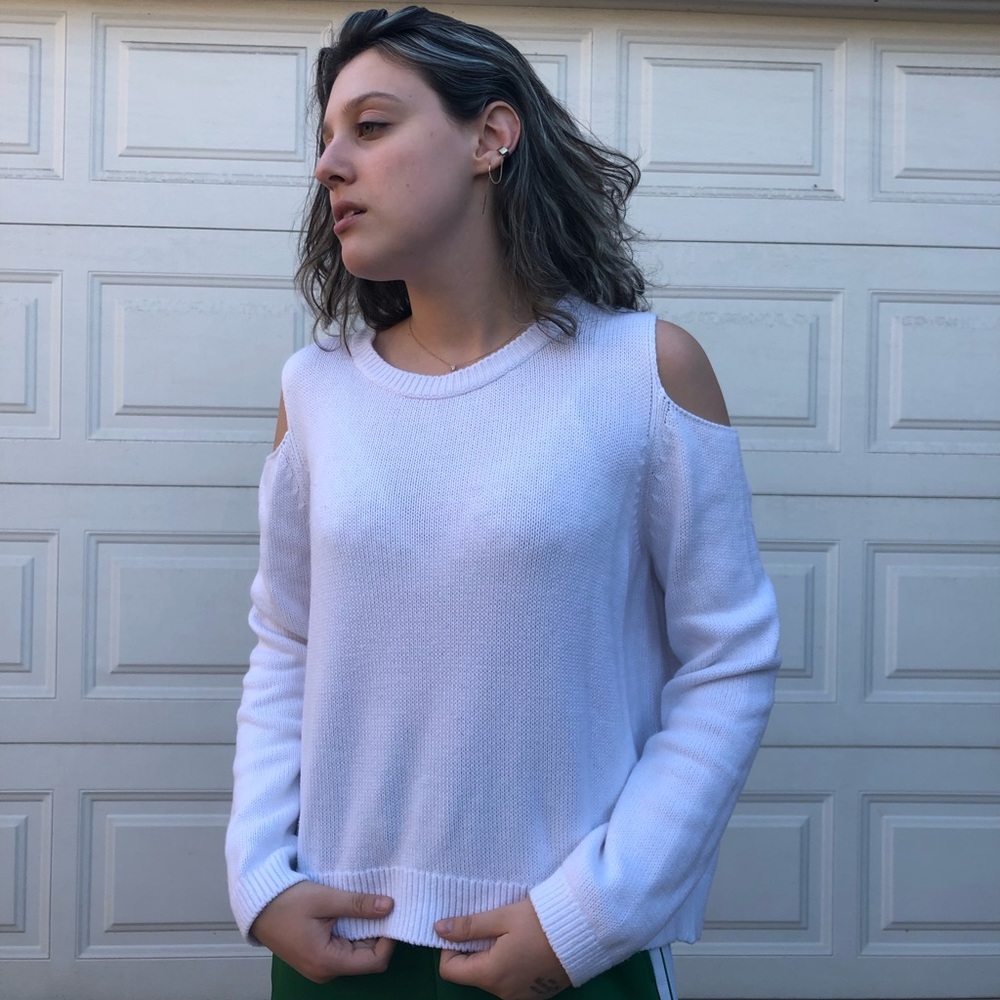 Topshop White Sweater